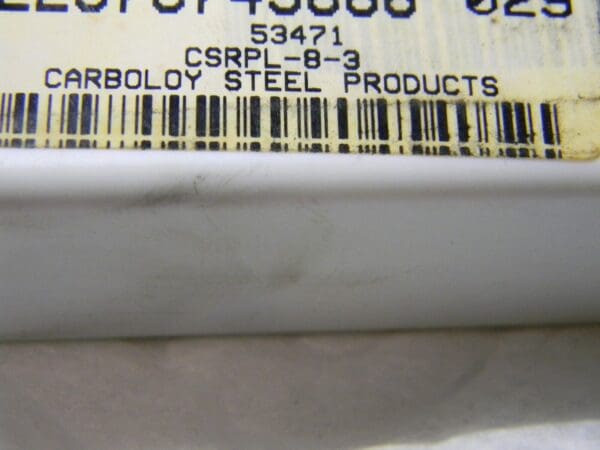 Seco Carboloy Steel Indexable Turning Toolholder CSRPL-8-3 53471