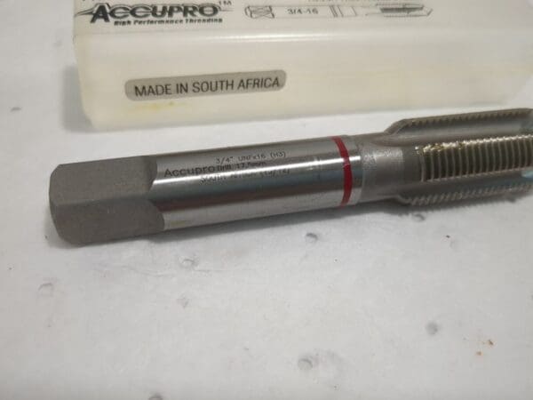 Accupro Spiral Point Tap 3/4-16 UNF 4 Fl Plug Chamfer 3B Class of Fit 5BS1910-AC