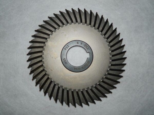 Moon Side Chip Saw 6" Blade Dia. x 7/32" Thick x 1-1/4" Hole 48T HSS #SS6218-1