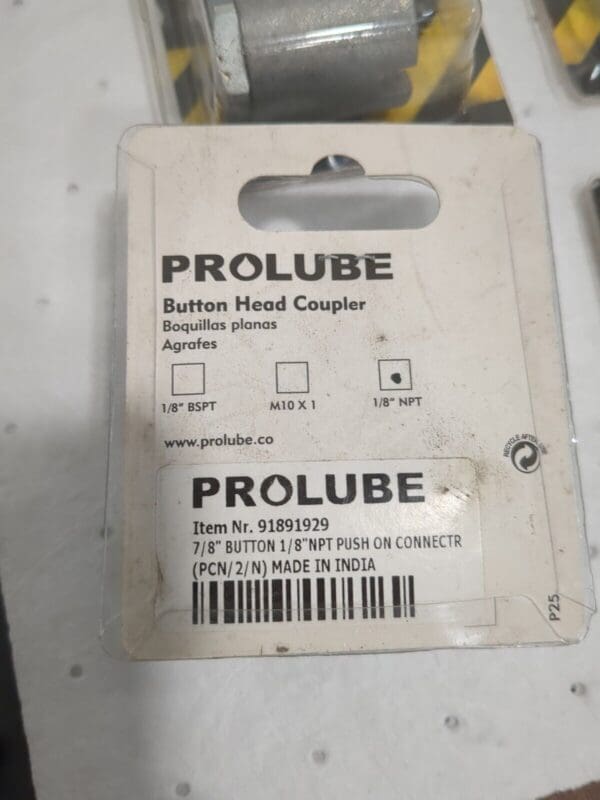 PRO-LUBE 4pk Grease Gun Push-On Connector : 1/8" NPT PCN/2/N