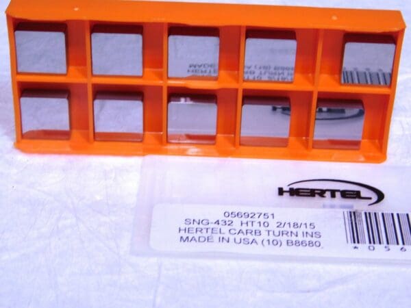 Hertel Carbide Turning Inserts SNG432 Grade-HT10 Qty 10 05692751