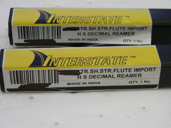 Interstate 0.2530 HSS STRAIGHT FLUTE CHUCKING REAMER QTY 2 416-1005