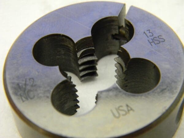 TITAN USA Round Dies Thread Size 1/2-13 HSS RH Series/List: 794 TE80846