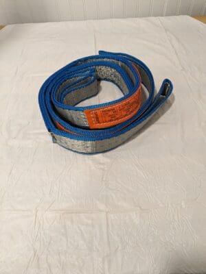 LIFT-ALL Flat Eye & Eye, Type 3 Web Sling: 3' Long, 2" Wide Qty 2 EE2802TFX4