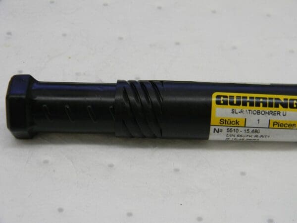 GUHRING Screw Machine Length Drill Bit: 0.6094″ Solid Carbide 9055100154800