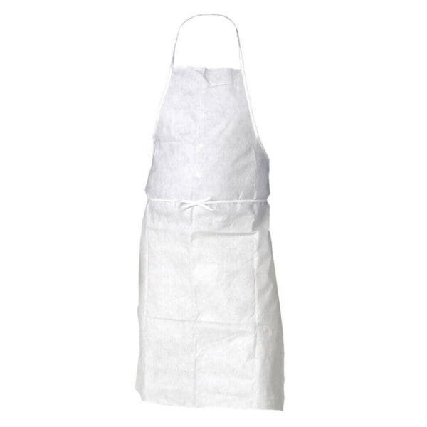 KLEENGUARD 100pk Disposable Bib Apron Size Universal White WaterProtection36550