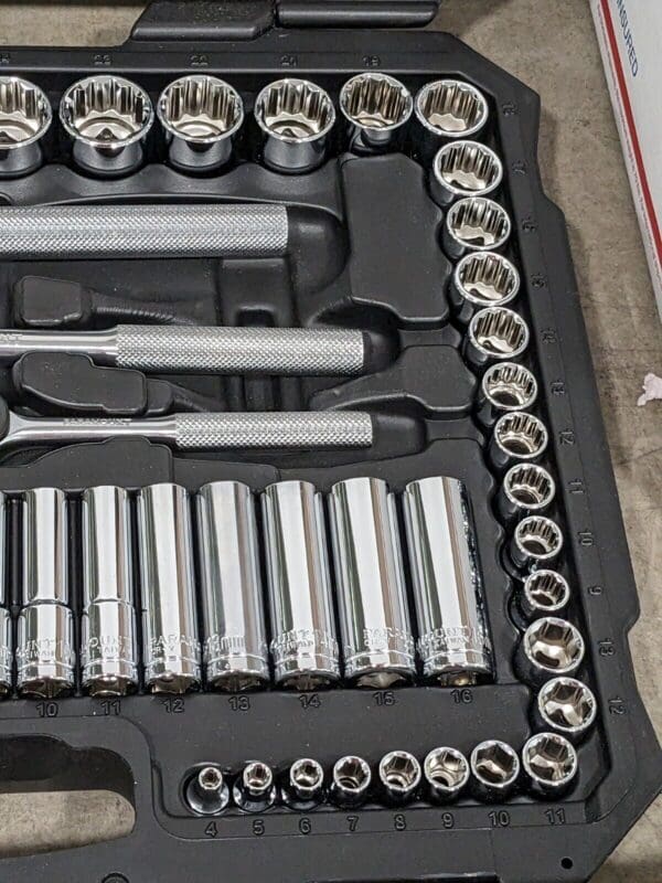 PARAMOUNT Deep Standard Socket Set 1/2", 1/4" ;3/8" PAR-3SKT-S116 INCOMPLETE