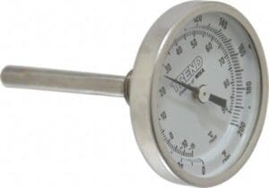 WIKA Bimetal Dial Thermometer: 0 to 200 ° F 20025D005G2