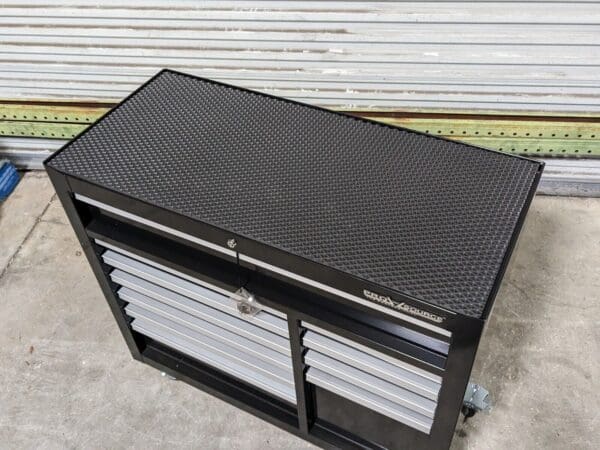 Pro Source Tool Box Roller Cabinet 11 Drawer 42" x 18" x 39" Steel Black