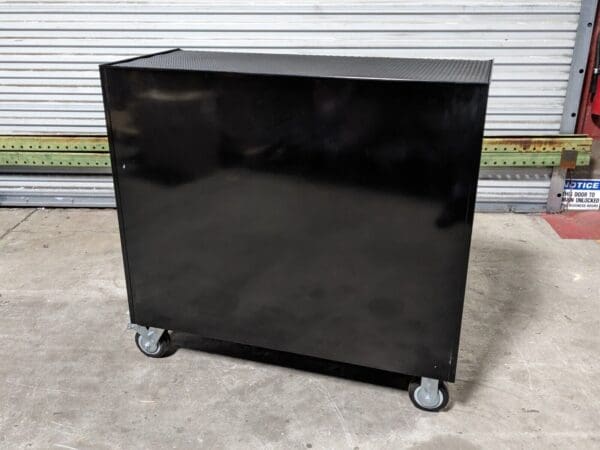 Pro Source Tool Box Roller Cabinet 11 Drawer 42" x 18" x 39" Steel Black