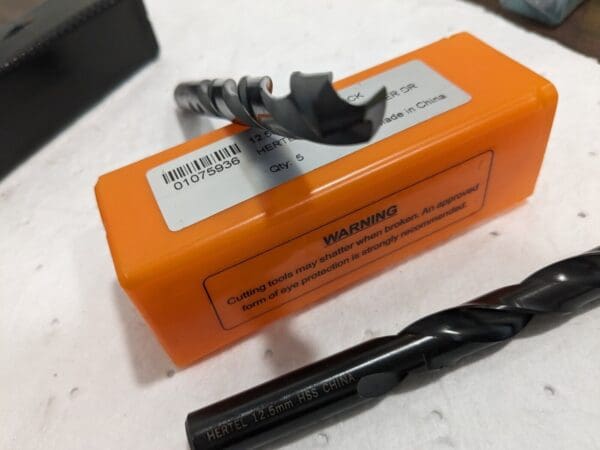 HERTEL Jobber Drill 2pk: 12.50 mm Dia HSS 118 deg Point C.402.1250