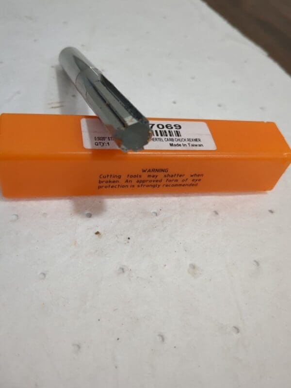 HERTEL Chucking Reamer: 0.5020" Dia 4" OAL 6FL solid carbide 45677069