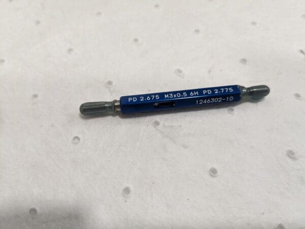 OSG Plug Thread Gage: M3x0.50 Thread Double End, Go & No Go 1500200100LF