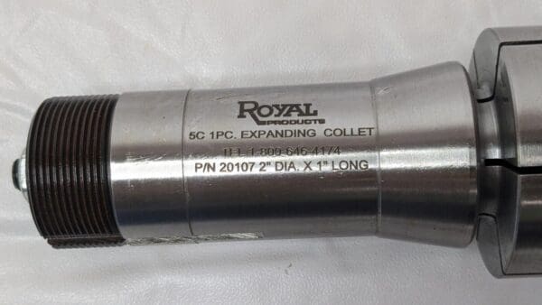 Royal Products 5C Expanding Collet 20107 2" Dia X 1" Long 20107