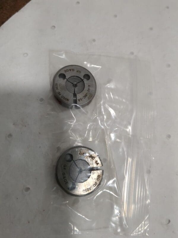 GF GAGE Threaded Ring Gage: #4-40 Thread Go & No Go R0112403AS