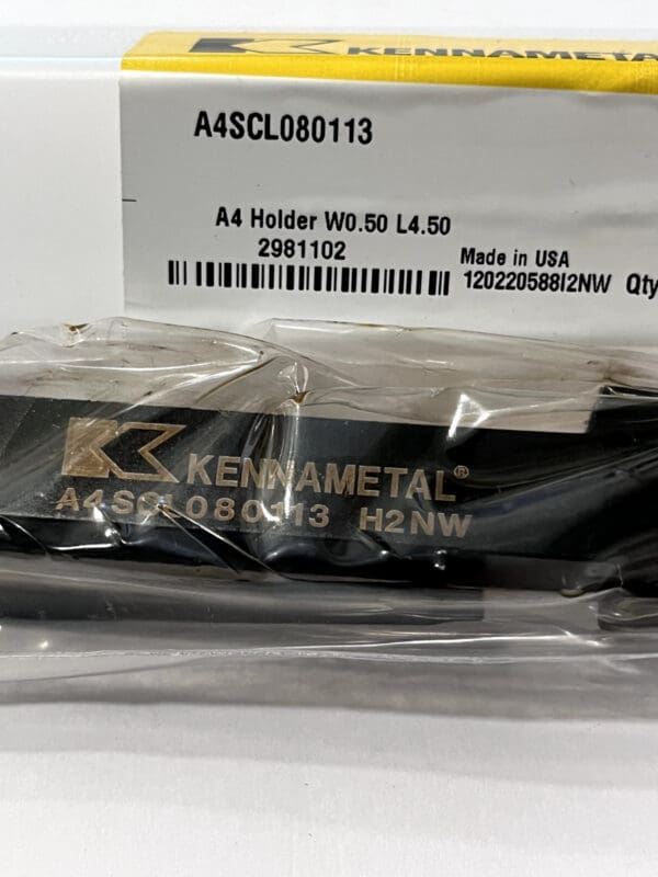 Kennametal Indexable Cutoff Toolholder 0.532" Max DOC Left Hand 2981102