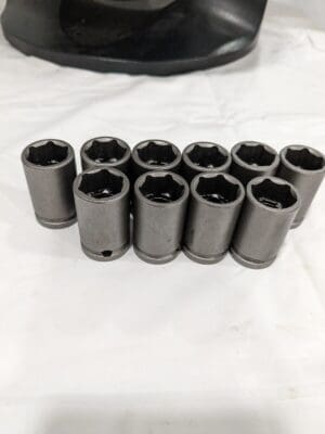 APEX Impact Socket: 3/8" Drive, 17 mm Socket, Hex Drive Qty 10 17MM43