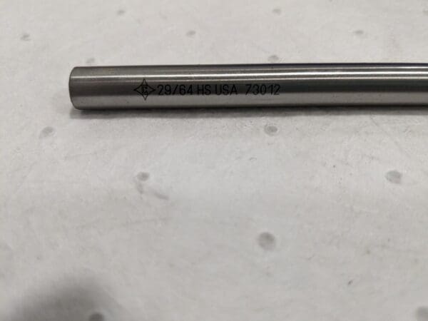 CLEVELAND Chucking Reamer: 29/64" Dia, 7" OAL HSS C25981