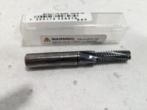 VARGUS Helical Flute Thread Mill: M12x1.75 Solid Carbide 80913