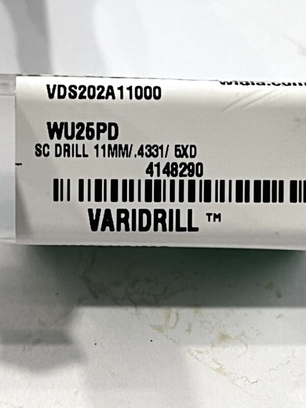 Widia Jobber Drill: 11.00 mm Dia, 140 deg Point, Solid Carbide