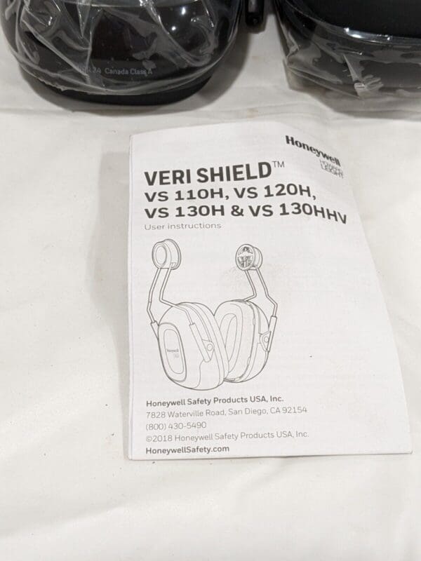 Honeywell VS120H VeriShield Helmet Earmuffs 1035121-VS