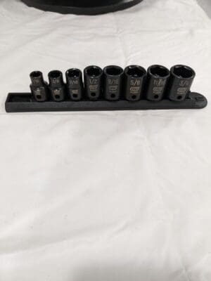 GEARWRENCH Impact Socket Set: 8 Pc, 3/8" Drive, 5/16 to 3/4" Socket 84910N