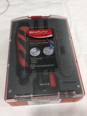 SHAVIV Hand Deburring Tool Set: Deburring & Scraping & HSS 154-00034