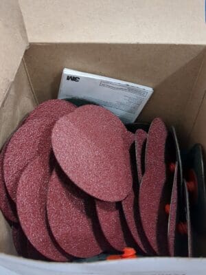 3M approx. 50pc Fiber Discs 3" Disc Dia Quick Change TR 60 Grit 7100100885