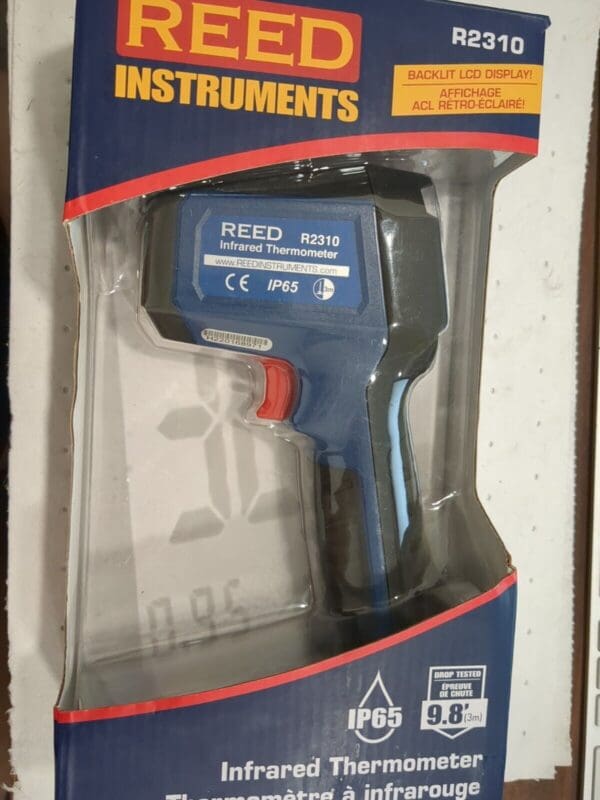 REED INSTRUMENTS Infrared Thermometers; Display Type: Backlit R2310