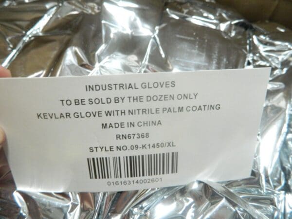 PIP Cut, Puncture & Abrasive-Resistant Glove Sz XL, ANSI Cut A2 Qty 144 09-K1450