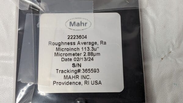 Mahr Pocket Surf IV w/Calibration Certificate 2254010 PARTS/REPAIR