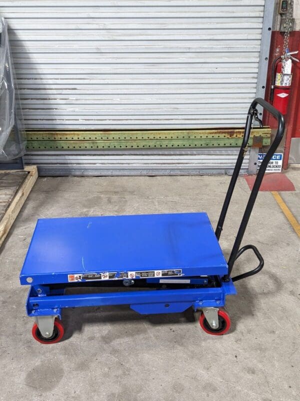 Pro Source Hydraulic Scissor Lift Table 800 lb. Capacity 35" x 20" Platform