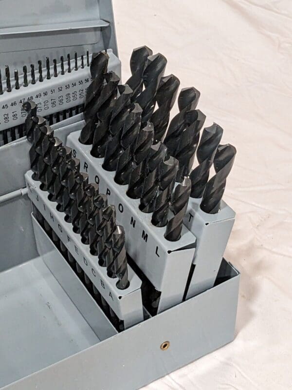 Interstate Drill Bit Set: Jobber Length Drill Bits, 115 Pc 118 ° 01186709