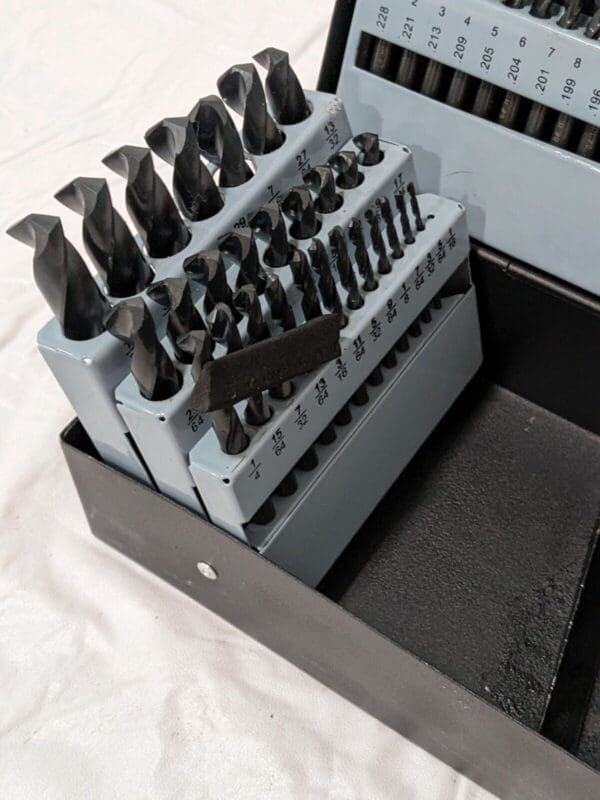 HERTEL Drill Bit Set: Screw Machine Length Drill Bits, 113 Pc 07575020