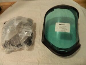 UVEX Face Shield & Headgear Polycarbonate, Black S8510