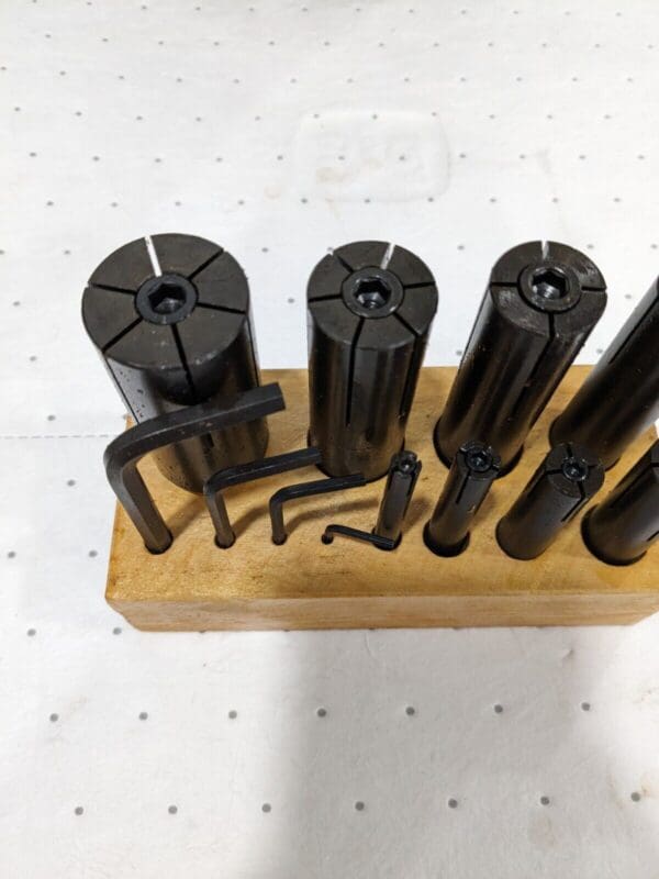 8 Piece 1/8" Increment Expanding Lathe Arbor Set 262-0108