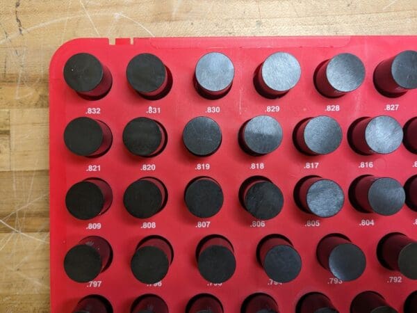 Vermont Gage 82 Pc Class ZZ Black Guard Pin Gage Set 0.751" - 0.832" Range