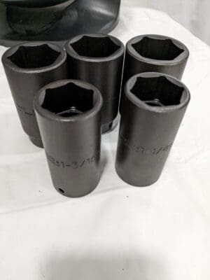 PROTO 5 Pc Impact Socket: 1/2" Drive, 1-1/2" Socket, Hex Drive J74116