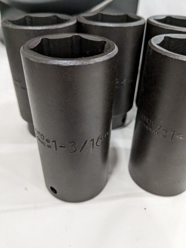 PROTO 5 Pc Impact Socket: 1/2" Drive, 1-1/2" Socket, Hex Drive J74116