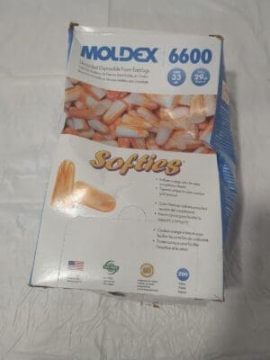 MOLDEX aprox200pk Earplugs 33 dB Non-PVC Foam Roll Down Uncorded 6600