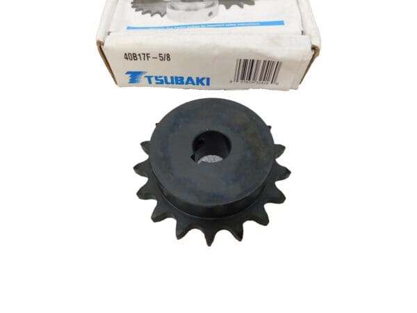 Tsubaki Finished Bore Sprocket 17 Tooth 1/2" Chain Pitch Chain Size 40B17F-5/8