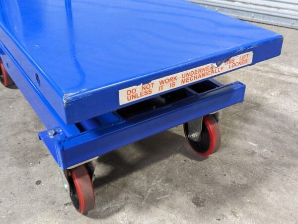 Pro Source Hydraulic Scissor Lift Cart 2000 lb. Capacity 40" x 20" Platform