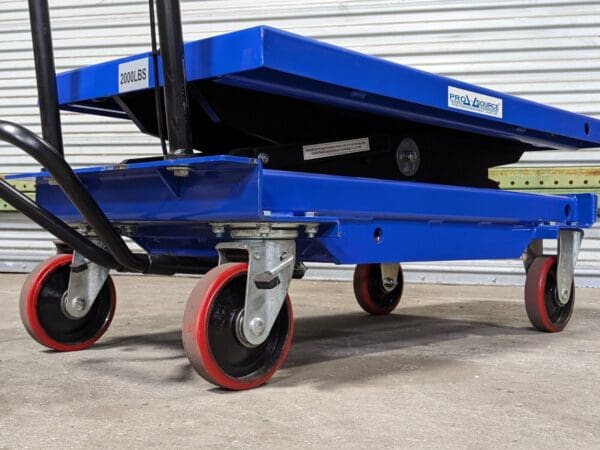 Pro Source Hydraulic Scissor Lift Cart 2000 lb. Capacity 40" x 20" Platform