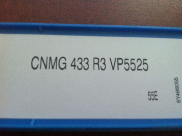 Valenite Nmg433r355e Nmg433r3 VP5525 01470 Carbide Turning Inserts, QTY 10