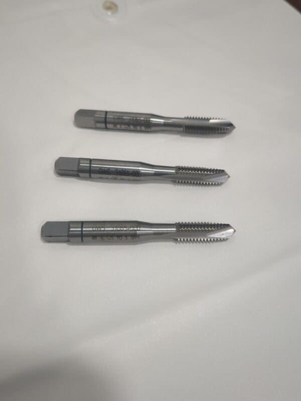 OSG 3pk Spiral Point Taps: M8x1.25 Metric, 3 Fl 31065-000