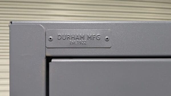 Durham Welded Steel Storage Cabinet 3 Shelf 36 W. x 18 D. x 72 H. Scratch N Dent