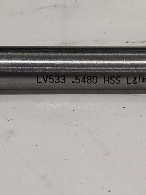 L&I HSS Chucking Reamer Staight Flute, Straight Shank LV533.5480