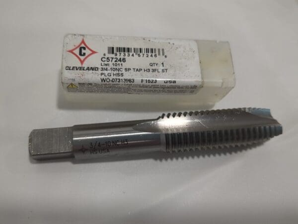 CLEVELAND Spiral Point Tap: 3/4-10 UNC, 3 Fl C57246