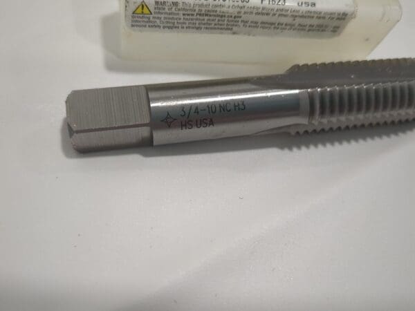 CLEVELAND Spiral Point Tap: 3/4-10 UNC, 3 Fl C57246