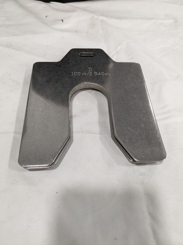 Maudlin Metal Shim Stock: Slotted, 0.1000" Thick, 5" L, 5" W Qty 5 MSD100-5